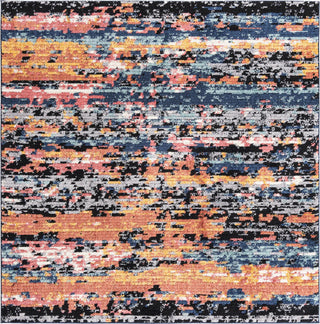 Unique Loom Tagine T-TAGN8 Multi Area Rug Square Top-down Image