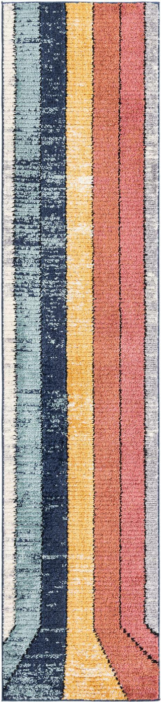 Unique Loom Tagine T-TAGN9 Multi Area Rug Runner Top-down Image