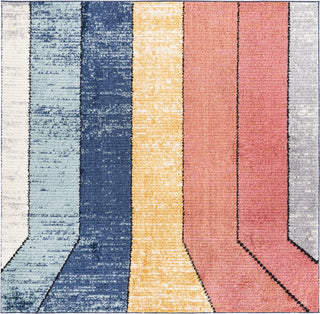 Unique Loom Tagine T-TAGN9 Multi Area Rug Square Lifestyle Image