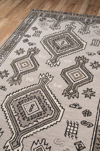 Momeni Tahoe TA-03 Grey Area Rug Corner Image