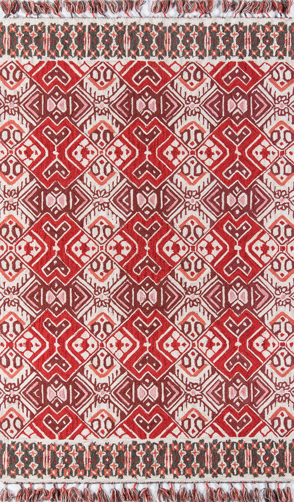 Momeni Tahoe TA-06 Red Area Rug main image