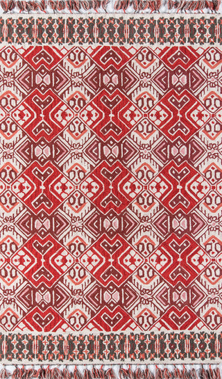 Momeni Tahoe TA-06 Red Area Rug main image