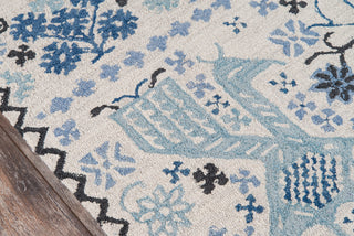 Momeni Tahoe TA-09 Blue Area Rug Close up