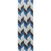 Surya Talitha TAL-1003 Teal Area Rug by Peter Som 2'6'' x 8' Runner