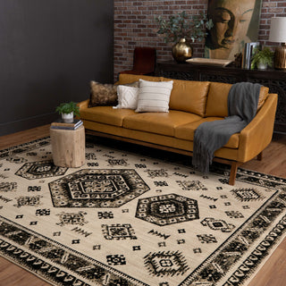 Karastan Elements Talisman Onyx Area Rug Lifestyle Image Feature