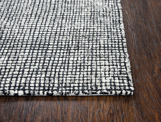 Rizzy Talbot TAL102 Black Area Rug Corner Image