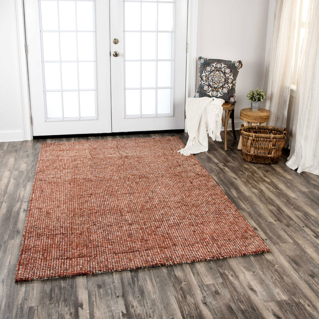 Rizzy Talbot TAL103 Red Area Rug Style Image Feature