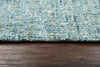 Rizzy Talbot TAL107 Teal Area Rug Edge 