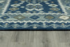 Momeni Tangier TAN-1 Blue Area Rug Close up