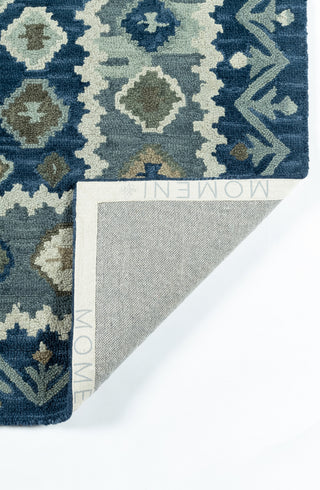 Momeni Tangier TAN-1 Blue Area Rug Round Image