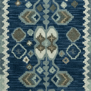 Momeni Tangier TAN-1 Blue Area Rug Swatch Image