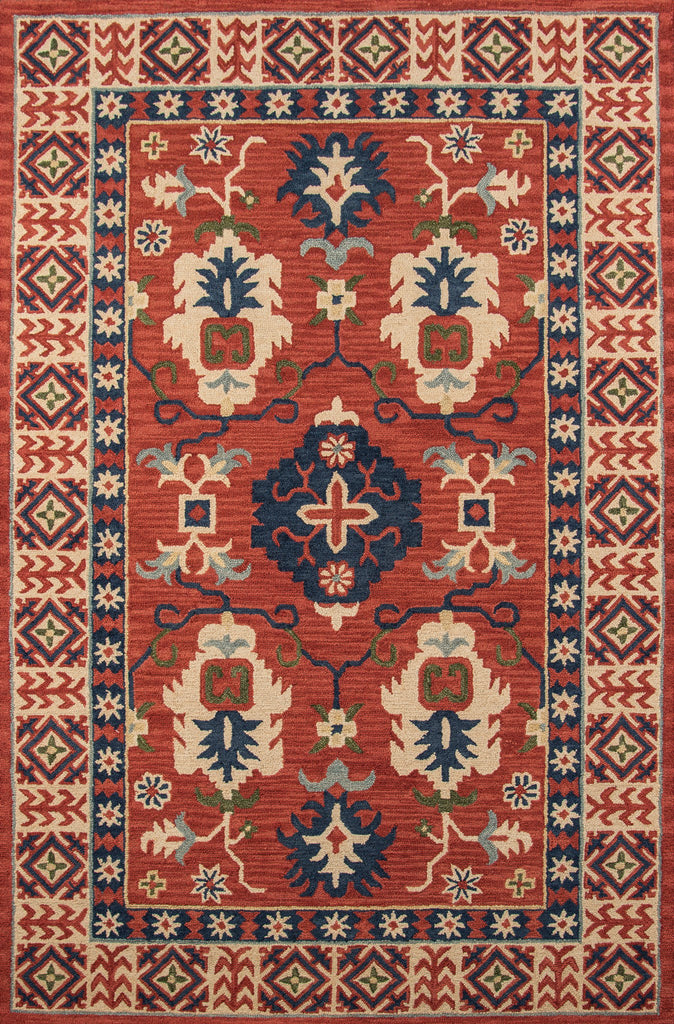 Momeni Tangier TAN-3 Red Area Rug main image