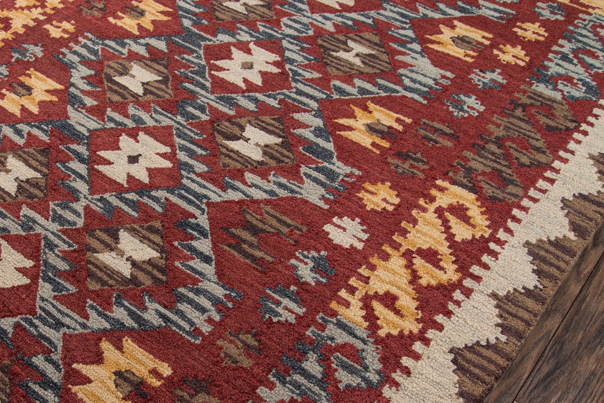 Momeni Tangier TAN-7 Red Area Rug