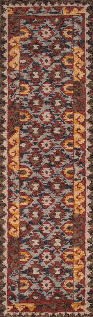 Momeni Tangier TAN-7 Red Area Rug Closeup