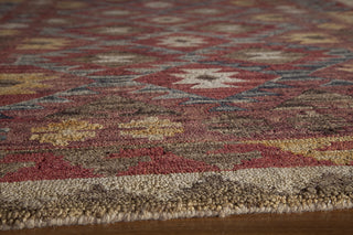 Momeni Tangier TAN-7 Red Area Rug Closeup