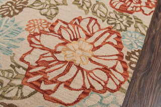 Momeni Tangier TAN11 Beige Area Rug Corner Shot