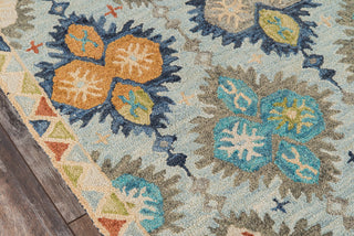 Momeni Tangier TAN17 Blue Area Rug Close up