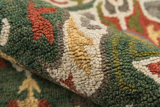 Momeni Tangier TAN25 Green Area Rug Detail Shot