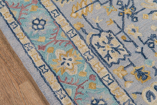 Momeni Tangier TAN30 Blue Area Rug Close up