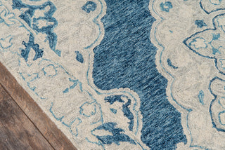 Momeni Tangier TAN36 Blue Area Rug Close up