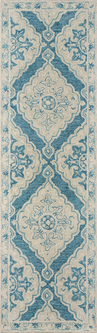 Momeni Tangier TAN36 Blue Area Rug Runner Image