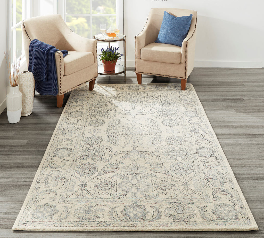 Momeni Tangier TAN37 Ivory Area Rug Main Image Feature