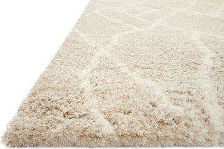 Loloi Tangier Shag TG-01 Sand/Beige Area Rug Corner Image Feature