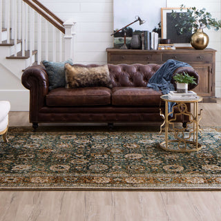 Karastan Spice Market Taprobana Sapphire Area Rug Lifestyle Image