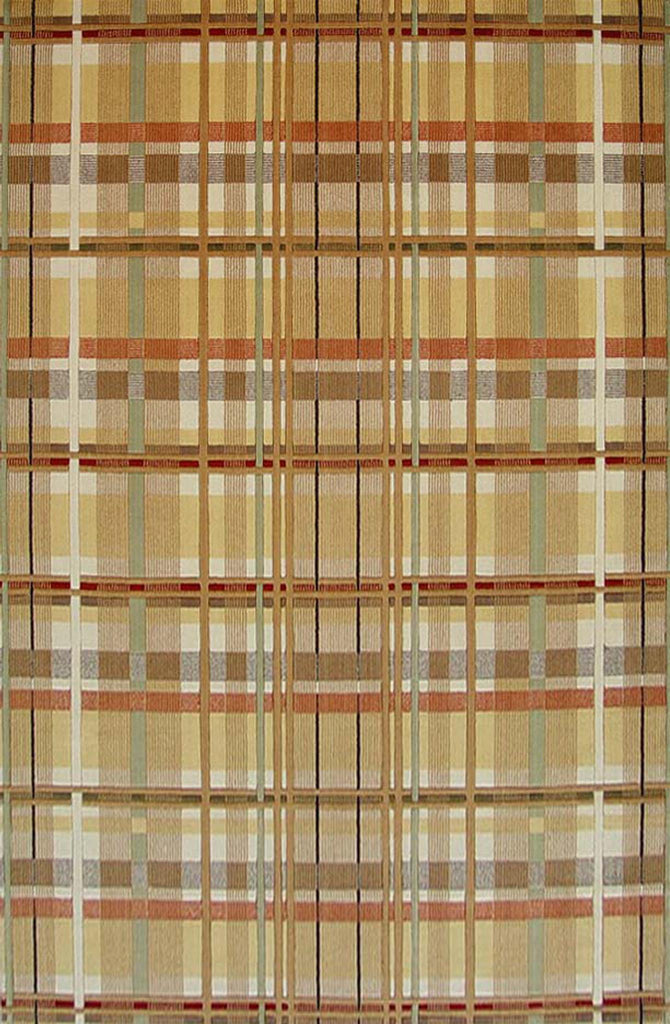 KAS Tate 8503 Earthtone Plaid Area Rug main image