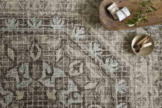 Loloi Tatum TW-02 Stone/Blue Area Rug Close Up