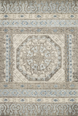 Loloi Tatum TW-02 Stone/Blue Area Rug Main Image