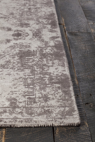 Chandra Tayla TAY-42402 Grey/White/Charcoal Area Rug Corner Shot