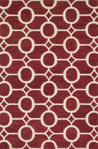 Loloi Taylor HTY09 Red / Ivory Area Rug Main