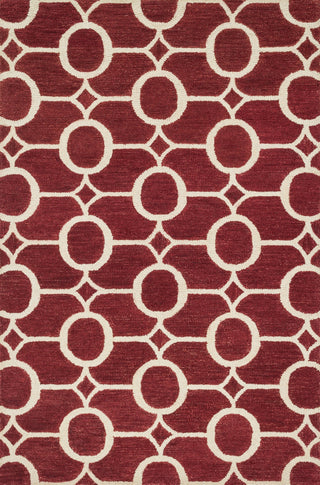 Loloi Taylor HTY09 Red / Ivory Area Rug main image