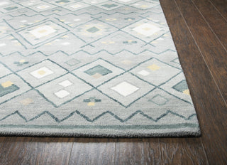 Rizzy Tumble Weed Loft TL646A Gray Blue Area Rug Detail Image