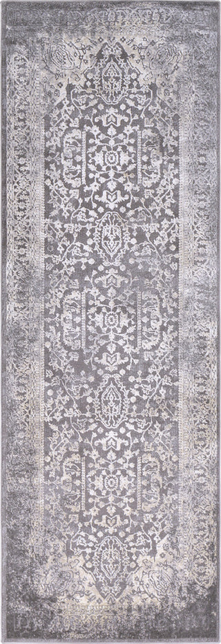 Surya Tibetan TBT-2300 Charcoal Ivory Khaki Medium Gray Area Rug Runner Image