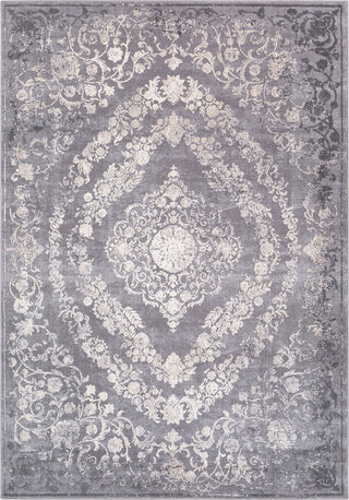 Surya Tibetan TBT-2301 Medium Gray Charcoal Cream Khaki Area Rug main image