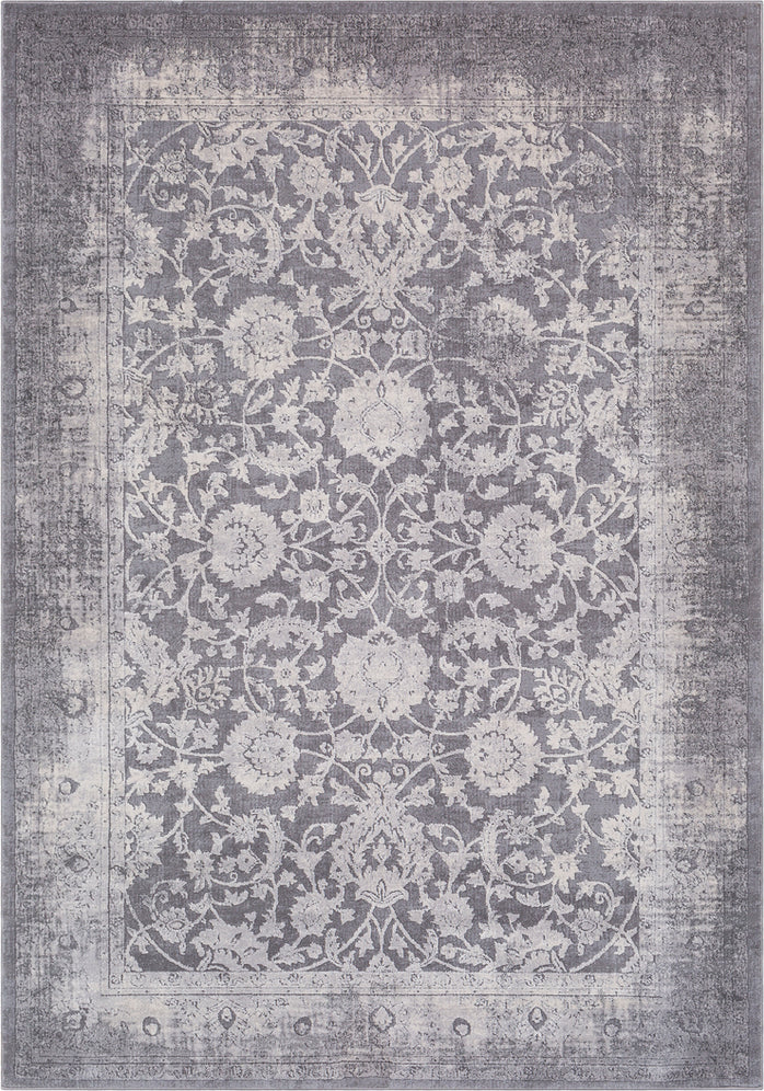 Surya Tibetan TBT-2309 Medium Gray Ivory Taupe Charcoal Area Rug main image