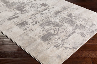 Surya Tibetan TBT-2312 Khaki Cream Medium Gray Taupe Charcoal Area Rug Corner Image