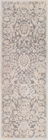 Surya Tibetan TBT-2315 Charcoal Cream Khaki Medium Gray Area Rug Runner Image