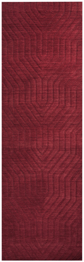 Rizzy Technique TC8575 Red Area Rug Runner Shot