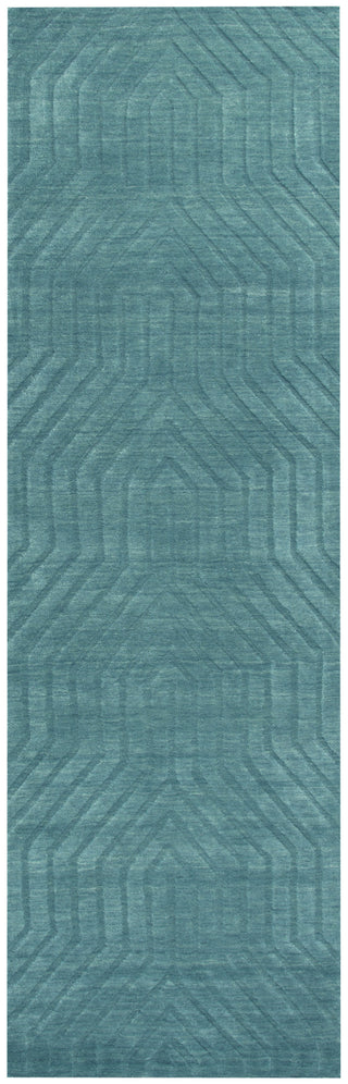 Rizzy Technique TC8577 Blue/Dark Teal Area Rug Runner Shot
