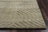 Rizzy Technique TC8580 Tan Area Rug Edge Shot