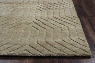 Rizzy Technique TC8580 Tan Area Rug Edge Shot