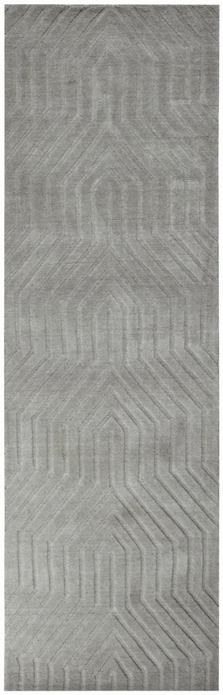 Rizzy Technique TC8581 Light Gray Area Rug Runner Shot