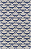 Tic Tac Toe TCT-6000 Blue Area Rug by Surya 5' X 7'6''