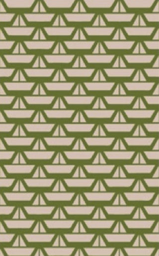 Tic Tac Toe TCT-6001 Green Area Rug by Surya 5' X 7'6''