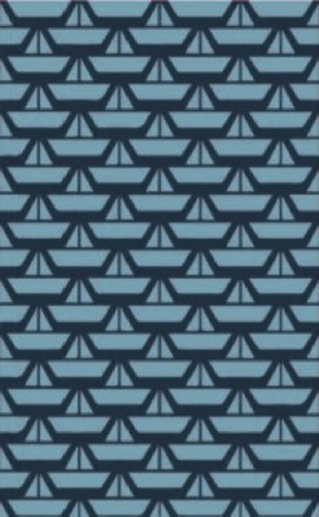 Tic Tac Toe TCT-6002 Blue Area Rug by Surya 5' X 7'6''