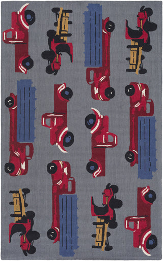 Tic Tac Toe TCT-6004 Gray Area Rug by Surya 5' X 7'6''