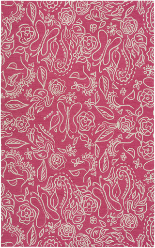 Tic Tac Toe TCT-6006 Pink Area Rug by Surya 5' X 7'6''